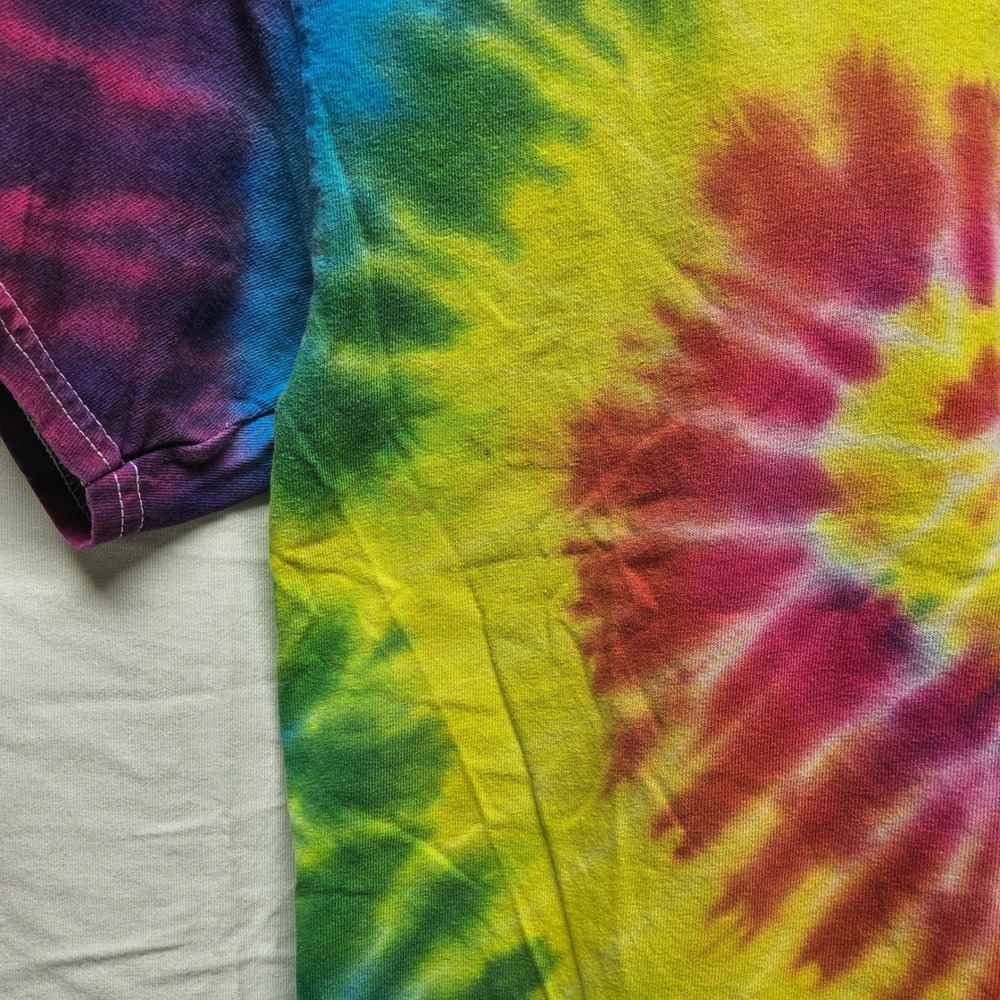 Santa Cruz T-Shirt Kids M 10/12 Multicolor Tie Dye Screaming Hand Graphic - Picture 10 of 11
